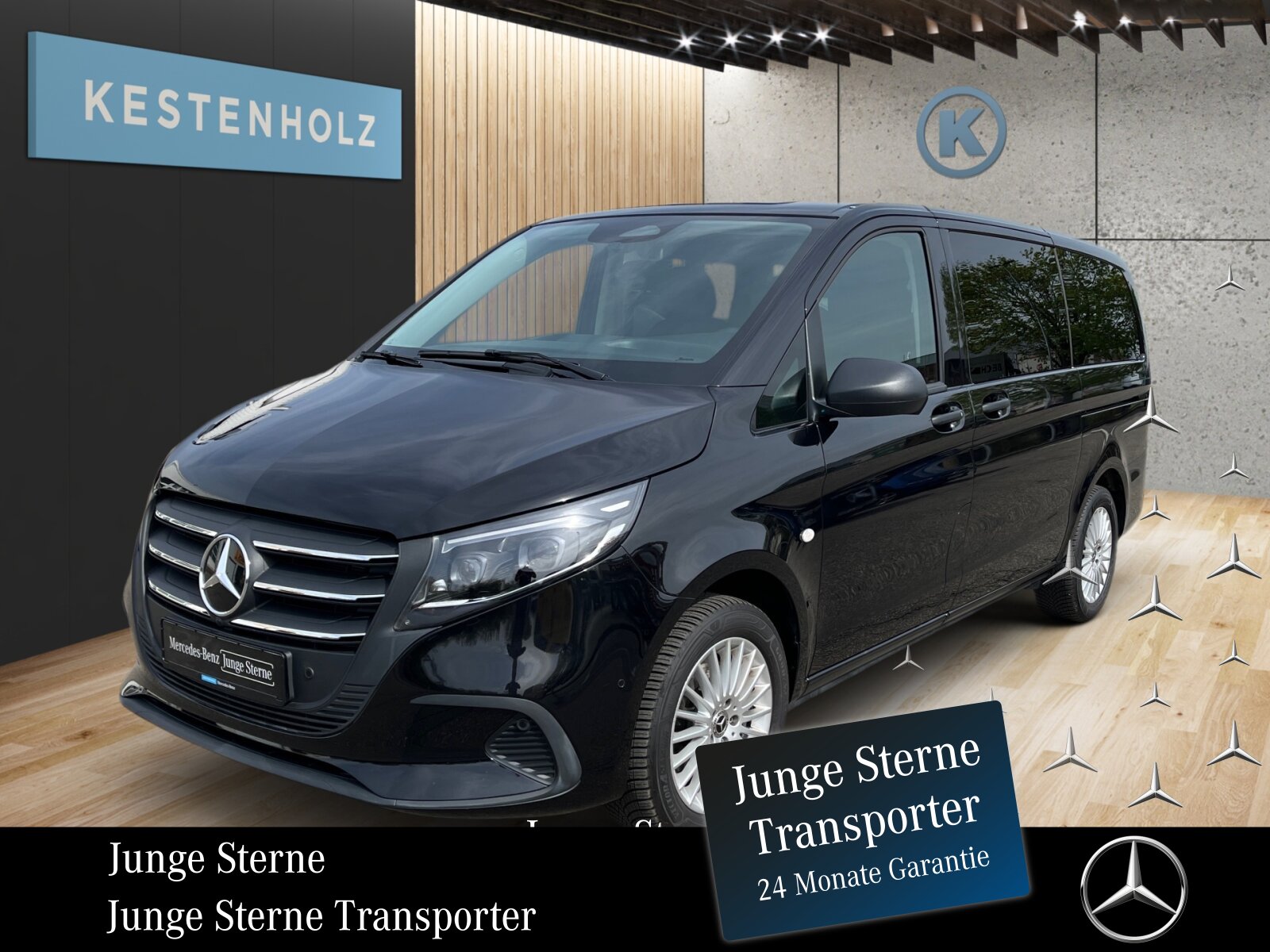 Ausstattungslinien und -Pakete:  Aerodynamik-Paket,   BlueEFFICIENCY-Paket:  Chrom Interieur-Paket:  Fahrassistenz-Paket:  Modellgeneration 2,   Park-Paket mit Rückfahrkamera:  Spiegel-Paket Vito:  Tourer PRO:Exterieur:  Anhängelast 2500 kg:  Anhängerkupplung Kugelkopf abnehmbar:  Außenspiegel elektrisch heranklappbar:  Außenspiegel heizbar und elektrisch verstellbar,   Baureihe C447 Vito/V-Klasse:  Befestigungspunkte im Dachrahmen,   CO2-optimierte Bremsanlage,   EASY PACK Paket - elektr. Schiebetür/Heckklappe,   Elektr. Betätigung für Schiebetür links:  Elektr. Betätigung für Schiebetür rechts:  Fehlbetankungsschutz,   Fenster in Heckklappe mit Wisch- und Waschanlage,   Fenster vorn links, fest in Seitenwand/Schiebetür,   Generator 14 V / 250 A:  Gewichtsvariante 3.200 kg,   Haupttank 70 Liter:  Heizung für Scheibenwaschanlage:  Hinterachswellenfabrikat IFA,   Kombifahrzeug:  Komplettfahrzeug,   Kühlergrill verchromt,   Leichtmetallräder 7 J x 17, 20-Speichen Design,   Metallic-Lack:  Multibeam LED: Fernlichtassistent Adaptive plus,   Radstand 3200 mm, Überhang lang,   Schiebetür links:  Schluss-, Brems- und Blinklicht in LED-Technik:  Steuercode Umstellung WLTP,   Steuercode Zertifizierung II,   Stoßfänger und Anbauteile in Wagenfarbe lackiertInterieur:  3er-Sitzbank in 2. SR (klapp-, wickel-, herausnehmbar) mit Isofix u. Top Tether auf außen, 2 Einzelsitze in der 3. SR,   Beleuchtung im Haltegriff Fond mit Lesespot,   Fenster fest hinten,   Innenspiegel  automatisch abblendend,   Innenverkleidung gehobene Ausführung,   Klimaanlage halbautom. geregelt, TEMPMATIC im Fond:  Klimatisierungsautomatik Thermotronic:  Komfort-Beifahrersitz:  Komfort Fahrersitz:  Kunstleder schwarz:  Lederlenkrad:  Linkslenker,   Lordosenstütze Beifahrersitz,   Lordosenstütze Fahrersitz,   Mittelkonsole mit Staufach,   Sitzbelegungserkennung Fahrersitz:  Sitzheizung für Beifahrer:  Sitzheizung für Fahrer:  Sitzkissentiefenverstellung Beifahrer,   Sitzkissentiefenverstellung Fahrer,   Vordersitze mit EASY-ENTRY-FunktionMultimedia:  2-Wege-Lautsprecher vorn und hinten,   Digitales Extra: Festplatten-Navigation,   Digitales Extra: Remote Services Plus,   Digitales Extra: Smartphone Integration,   Digitales Radio (DAB):  Kommunikationsmodul (LTE) für digitale Dienste:  Live Traffic Information,   MBUX Multimediasystem:  Mercedes-Benz Notrufsystem:Komfort und Umwelt:  9G-TRONIC:  Abgasreinigung SCR Generation 4,   Aktiver Geschwindigkeitslimit-Assistent:  Aktiver Lenk-Assistent:  Aktiver Spurhalte-Assistent:  Allrad permanent:  Attention Assist:  Berganfahrhilfe:  Colorverglasung im Fond, Schwarzglas:  Easy-Pack Heckklappe:  ECO Start-Stop Funktion:  Emissionsklasse  Euro 6b M/N1 GR. II:  Erweitertes autom. Wiederanfahren auf Autobahnen,   Fahrlichtassistent,   Innen- und Umfeldbeleuchtung Kombi,   Intelligenter Geschwindigkeitsassistent (ISA),   Kindererkennung im Fahrzeug passiv,   Kofferraum-Komfortschließung,   Lenkrad in Neigung und Höhe verstellbar,   Multifunktionslenkrad:  Nachtbeleuchtung,   Sauglüfter elektrisch Leistungsstufe 5,   Streckenbasierte Geschwindigkeitsanpassung,   Totwinkel-Assistent:  Verkehrszeichen-Assistent:  Zuheizer  elektrischSicherheit:  Aktiver Abstands-Assistent DISTRONIC:  Aktiver Brems-Assistent:  Beifahrerairbag,   Bremskraftverstärkerausfallkompensierung,   elek. Feststellbremse,   HOLD-Funktion:  Kindersicherung an Türen im Fahrgastraum,   Reifendrucküberwachung an VA u. HA, drahtlos:  Thorax-Pelvis-Sidebag Beifahrer:  Thorax-Pelvis-Sidebag Fahrer,   Windowbags für Fahrer und Beifahrer:Zustand/Papiere:  Modellpflege:  Wartungsintervall 40.000 km,   Zulassung als PKW:Weiteres:  AEJ X4/1,   AEJ X4/2,   Fahrzeug HVO fähig,   Fenster v. rechts, fest in Seitenwand/Schiebetür,   Hersteller Mercedes-Benz AG,   Kundenauftrag VdZ,   Kunstoffboden TPO im Fahrgastraum,   Mopf II,   OM654 DE 20 LA Leistungsstufe 5 Top Type,   Pannenmanagement,   Schilder / Druckschriften deutsch,   Sitzbef. Fond m.Schnellverriegelung 2 Sitzreihen,   Steuercode Modellpflege,   Vertriebskennzeichen 0,   VIN codierte Fahrzeugdaten mit Prüfziffer,   174 kW (237 PS) 4200/min,   Änderungsjahr G4-II,   Geschwindigkeitsbegrenzung 210 km/h,   Modelljahr 5.