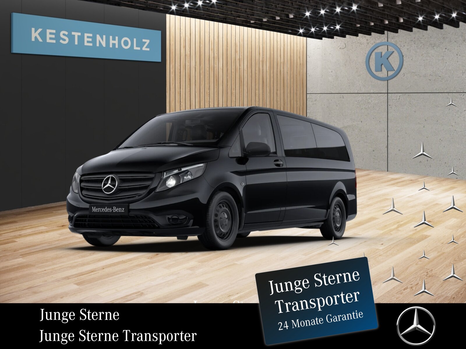 Ausstattungslinien und -Pakete:  Aerodynamik-Paket,   BlueEFFICIENCY-Paket:  Fahrassistenz-Paket:  Tourer PRO:Exterieur:  Anhängelast 2500 kg:  Außenspiegel heizbar und elektrisch verstellbar,   Basisfahrwerk Plus:  Baureihe C447 Vito/V-Klasse:  Befestigungspunkte im Dachrahmen,   Elektrik für Anhängersteckdose:  Fenster in Heckklappe mit Wisch- und Waschanlage,   Fenster vorn links, fest in Seitenwand/Schiebetür,   Generator 14 V / 250 A:  Gewichtsvariante 3.100 kg,   Haupttank 70 Liter:  Heckkamera nicht einklappbar,   Heckklappe:  Hinterachswellenfabrikat IFA,   Kombifahrzeug:  Komplettfahrzeug,   Metallic-Lack:  Radstand 3430 mm, Überhang lang:  Reifenfabrikat Dunlop (20),   Stahlräder 6,5 J x 17,   Stahlräder Sonderlackierung,   Steuercode Umstellung WLTP,   Steuercode Werk,   Steuercode Werk 037/065,   Stoßfänger und Anbauteile in Wagenfarbe lackiertInterieur:  3er-Komfort-Sitzbank EASY-ENTRY in 1.Reihe im Fond,   3er-Komfort-Sitzbank EASY-ENTRY in 2.Reihe im Fond,   Armlehnen für Bestuhlung im Fahrgastraum,   Doppelcupholder Cockpit mittig,   Fenster fest hinten,   Haltegriffe für Einstieg Fahrer und Beifahrer,   Innenraumleuchte(n) im Fond,   Innenverkleidung gehobene Ausführung,   Komfort-Beifahrersitz:  Komfort Fahrersitz:  Lederlenkrad:  Linkslenker,   Mittelkonsole mit Staufach,   Sitzbef. vis-a-vis 1. Fondsitzr. Schienen:  Sitzschienensystem mit Schnellverriegelung:  Stoff Caluma schwarzMultimedia:  2-Wege-Lautsprecher vorne,   Audio 40:  Digitales Radio (DAB):  Kommunikationsmodul (LTE) für digitale Dienste:  Live Traffic Information,   Mercedes-Benz Notrufsystem:Komfort und Umwelt:  9G-TRONIC:  Abgasreinigung SCR Generation 4,   Attention Assist:  Berganfahrhilfe:  Colorverglasung im Fond, Schwarzglas:  ECO Start-Stop Funktion:  Emissionsklasse Euro 6d-TEMP M/N1 GR. II:  Fahrlichtassistent,   Lenkrad in Neigung und Höhe verstellbar,   Multifunktionslenkrad mit Reiserechner:  Regensensor:  Rückfahrkamera:  Sauglüfter elektrisch Leistungsstufe 5,   Spurhalteassistent:  Tempomat:  Totwinkel-Assistent:  Zuheizer  elektrischSicherheit:  Aktiver Brems-Assistent:  Beifahrerairbag,   Kindersicherung an Türen im Fahrgastraum,   Reifendrucküberwachung an VA u. HA, drahtlos:  Thorax-Pelvis-Sidebag Beifahrer:  Thorax-Pelvis-Sidebag Fahrer,   Windowbags für Fahrer und Beifahrer:Zustand/Papiere:  Modellpflege:  Wartungsintervall 40.000 km,   Zulassung als PKW:Weiteres:  Fenster v. rechts, fest in Seitenwand/Schiebetür,   halbautomatisch geregelt Klimaanlage TEMPMATIC:  Hersteller Mercedes-Benz AG,   Kunstoffboden TPO im Fahrgastraum,   Pannenmanagement,   Schilder / Druckschriften deutsch,   Steuercode Modellpflege,   Vertriebskennzeichen 0,   Änderungsjahr G0-II,   Geschwindigkeitsbegrenzung 210 km/h,   Motor OM 654 DE 20 LA 120 kW (163 PS) 3800/min.