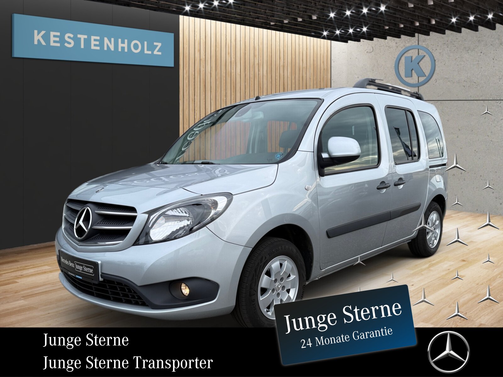 Ausstattungslinien und -Pakete:  Chrom Exterieur-Paket,   Chrom Interieur-Paket:  Design-Paket Interieur Chrom,   Lack-Paket,   Sondermodell Tourer EDITION:Exterieur:  Abdeckung Schiebetürschiene in Wagenfarbe,   Außenspiegel elektrisch heranklappbar:  Außenspiegel heizbar und elektrisch verstellbar,   Außenspiegel lackiert in Wagenfarbe,   Bereifung 195/65 R15,   Blende über Schlußleuchte in Wagenfarbe lackiert,   Blinkleuchten seitlich vorn,   Colorverglasung im Fond, stark getönt:  Dachreling mit integriertem Grundträger,   Fenster in Heckklappe mit Wisch- und Waschanlage,   Heckklappe:  Heckscheibe heizbar:  Kombiwagen,   Komplettfahrzeug,   Leichtmetallräder 6,5 J x 15,   Nebelscheinwerfer Halogen,   Reifenfabrikat Michelin (80),   Reserverad,   Schiebetür links:  Schiebetür rechts:  Steuercode Umstellung WLTP,   Verglasung stark getöntInterieur:  6-Gang Schaltgetriebe:  Ablagefach in Verkleidung Schiebetür(en),   Ablage über Frontscheibe,   Armlehne mit Staufach,   Beifahrersitz,   Dachablage Fahrgastraum mit 3 Fächern,   Fahrersitz höhenverstellbar:  Fenster links öffenbar,   Fenster rechts öffenbar,   Fenster vorn in SW/LST mit Fensterheber elektrisch:  Fondsitzbank FOLD &amp; LOAD 1/3 : 2/3 teilbar,   Gepäckraumabdeckung,   Gepäcksicherungsnetz:  Handschuhfach, Beifahrerseite, geschlossen,   Innenverkleidung gehobene Ausführung,   Kopfstützen für Fahrgastraumsitze,   Lederlenkrad:  Linkslenker,   Mit Gurt Mittelsitz Fond,   Motor OM 608 DE 15 LA 85 kW (116 PS) 3750/min,   Ohne Innenraumspiegel,   Ohne Sitze in Reihe 3,   Sitzheizung für Beifahrer:  Sitzheizung für Fahrer:  Steckdose 12 V im Fahrgastraum,   Stoff Lima schwarz:  Tachometer km/h,   Tasche an Fahrer- und Beifahrerrückenlehne,   Teppichboden Fahrgastraum,   Teppichboden Kofferraum,   Ziernähte Paket Interieur rot:Multimedia:  Radio mit CD-Laufwerk:  Reiserechner,   Sprache Kombiinstrument - deutschKomfort und Umwelt:  Aussentemperaturanzeige,   Berganfahrhilfe:  ECO Start-Stop Funktion:  Emissionsklasse Euro 6d-TEMP M/N1 GR. II:  Fenster fest hinten links,   Fenster fest hinten rechts,   Licht- und Regensensor:  Partikelfilter:  Pollenfilter,   Rückfahrhilfe:  Rückfahrkamera:  Tagfahrlicht, automatisch,   Tempomat:  Zuheizer  elektrischSicherheit:  Airbag Fahrer,   Beifahrerairbag,   Bremsanlage mit ABS und ASR,   Bremsassistent:  Elektronisches Stabilitätsprogramm (ESP),   Gurtwarneinrichtung für Fahrersitz,   Reifendrucküberwachung an VA u. HA, drahtlos:  Tankdeckel abschließbar,   Thorax-Sidebag Fahrer u. Beifahrer (in Sitzlehne):  Thoraxsbag(s) vorn:  Windowbags für Fahrer, Beifahrer und im FondZustand/Papiere:  Zulassung als PKW:Weiteres:  BlueEFFICIENCY,   Fensterheber vorn elektr.,Fahrerseite m.Komfortbed,   Gewichtsvariante 2.000 kg,   halbautomatisch geregelt Klimaanlage TEMPMATIC,   Hersteller Mercedes-Benz AG,   Kindersitzbefestigung ISOFIX,   Mit Sitzheizung vorn,   Ohne Paket RAUCHER,   Ohne  Spiegel in Beifahrer-Sonnenblende,   Schilder / Druckschriften deutsch,   Startlaufstrecke Wartungsintervall 30.000 km,   Wartungsintervall 2 Jahre,   Zentralverriegelung mit Funk-Fernbedienung.