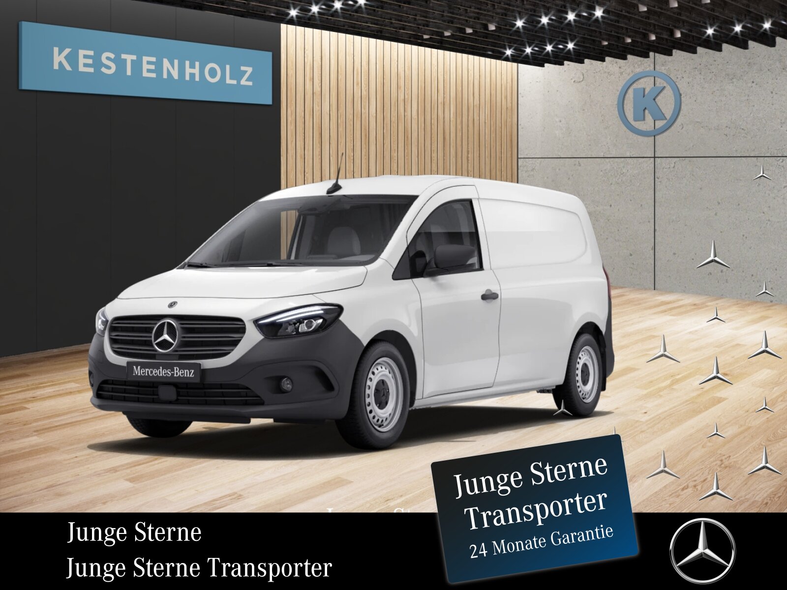 Ausstattungslinien und -Pakete:  Licht-Paket:  Ohne Chrom-Paket,   Park-Paket:  PURE STANDARD,   Sitzkomfort-Paket:Exterieur:  16" Stahlräder,   40,6 cm (16") Stahlräder mit Radnabenabdeckung,   Abdeckung Schiebetürschiene schwarz genarbt,   Ausführung Standard,   Außenspiegel heizbar und elektrisch verstellbar,   Blinker Außenspiegel in Halogen-Technik,   ECO Catalysator 90g,   EMISSIONSKLASSE EURO 6E M/N1 GR. II,   Frontscheibe wärmedämmend,   Gewichtsvariante 2.349 kg,   Hecktür zweiflügelig 180 Grad ohne Fenster:  INTERNER CODE AC1B2,   Kastenwagen:  Komplettfahrzeug,   LED High Performance-Scheinwerfer:  Modellgeneration GSR2B,   Nebelscheinwerfer Halogen,   Ohne Einstiegsleisten,   Ohne Lackierung Anbauteile,   Ohne PTC-Element,   Ohne Zierstab Heckklappe Chrom,   Radstand 3097 mm,   Reserverad,   Schiebetür rechts:  Schriftzug Gewerblich,   Seitenwand links,   Standardwegausführung,   Steuercode Umstellung WLTP,   Stoßfänger schwarz genarbt,   Türgriff schwarz,   Verbrenner,   Vorrüstung für Dachreling,   Wischwasserbehälter mit größerem VolumenInterieur:  Armlehne mit Staufach,   Fahrersitz höhenverstellbar mit Lordosestütze,   Fensterheber vorn elektrisch,   Griffleiste schwarz genarbt,   Handschuhfach, Beifahrerseite, geschlossen,   Innenverkleidung Basis,   Instrumententafel in Kunststoff schwarz genarbt,   Instrumententafel schwarz Kunststoff,   Klimatisierungsautomatik Thermotronic:  Kraftstofffilter mit Wasserabscheider,   Kunststoffboden im Fahrgastraum vorn,   Lenkrad umschäumt,   Linkslenker,   Mittelarmlehne und Türfelder schwarz genarbt,   Ohne Ambientenbeleuchtung,   Ohne beheiztes Lenkrad,   Ohne Belüftungsdüsen im Fond,   Ohne Fenster SW/LST m. Fensterheber elektr.,   Ohne Fussmatten,   Ohne Innenraumspiegel,   Ohne Innenspiegel,   Ohne Lastschutznetz,   Ohne Rücksitzbank,   Ohne Sitze in Reihe 3,   Ohne Sitz in Reihe 2,   Ohne Sitz Mittelgurt Fond,   Ohne Tasche an Fahrer- und Beifahrerrückenlehne,   Ohne Warmluftkanal zum Fahrgastraum,   Ohne Zierelemente,   Schaltknauf Kunststoff,   Sitzbezugsart Stoff,   Sitzheizung für Fahrer und Beifahrer,   Spiegel in Fahrer-Sonnenblende,   Stoff Norwich Schwarz,   Tachometer km/h,   Trennwand durchgehend:Multimedia:  Digitales Extra: Remote Services Plus,   Digitales Extra: Smartphone Integration,   Digitales Radio (DAB):  Kabelloses Ladesystem für mobile Endgeräte,   Kommunikationsmodul (LTE) für digitale Dienste:  Live Traffic Information,   MBUX Multimediasystem:  Mercedes-Benz Notrufsystem:  Sprache Kombiinstrument - deutsch,   Vorrüstung für Digitale ExtrasKomfort und Umwelt:  7-Gang-Automatikgetriebe:  Aktiver Spurhalte-Assistent:  ATTENTION ASSIST B,   Berganfahrhilfe:  ECO Start-Stop Funktion:  Fernlichtassistent,   i-Size Kindersitzbefestigung,   Intelligenter Geschwindigkeitsassistent (ISA),   Keyless Start (schlüsselloses Einsteigen und Starten),   Lenkrad in Neigung und Höhe verstellbar,   Licht- und Regensensor:  Multifunktionslenkrad:  Ohne Totwinkel-Assistent,   Partikelfilter:  Rückfahrkamera:  Tempomat:Sicherheit:  Airbag Fahrer und Beifahrer,   Aktiver Brems-Assistent:  Automatische Beifahrerairbag-Abschaltung,   Bremsanlage mit ABS und ASR,   elek. Feststellbremse,   Elektronisches Stabilitätsprogramm (ESP),   Gurtwarneinrichtung für Fahrer und Beifahrersitz,   Ohne Kopfstützen Fahrgastraum,   Reifendrucküberwachung an VA u. HA, drahtlos:  Thorax-Sidebags und Windowbags vorneWeiteres:  AEJ X3/1,   AEJ X3/2,   Beifahrersitz, höhenverstellbar,   Hersteller Mercedes-Benz AG,   Interner Code SSPREM,   Interner Code SSVOLP,   Kundenauftrag VdZ,   Kunststoffboden Kofferraum / Laderaum,   Markenumfang Mercedes-Benz,   Ohne aktiver Lenkassistent,   Ohne Double Lock,   Ohne Drehzahlanhebung mit Konstanthaltung,   Ohne Fenster hinten,   Ohne Generator verstärkt,   Ohne Heckscheibe heizbar,   Ohne Kindersicherung an Türen im Fahrgastraum,   Ohne Ladekabel für Haushaltssteckdose,   ohne Regen Kit,   ohne Schmutzfänger,   Ohne  Spiegel in Beifahrer-Sonnenblende,   Ohne Wisch- und  Waschanlage,   Pannenmanagement,   Schilder / Druckschriften deutsch,   Standard Reichweite,   Startlaufstrecke Wartungsintervall 30.000km/2Jahre,   Typkennzeichen,   Verkehrszeichen-Assistent B,   VIN codierte Fahrzeugdaten mit Prüfziffer,   VORRUESTUNG ALKOHOL-WEGFAHRSPERRE,   Baureihe 420 VS11,   MOTOR OM 608.9 DE 15 LA 70 KW (95PS).