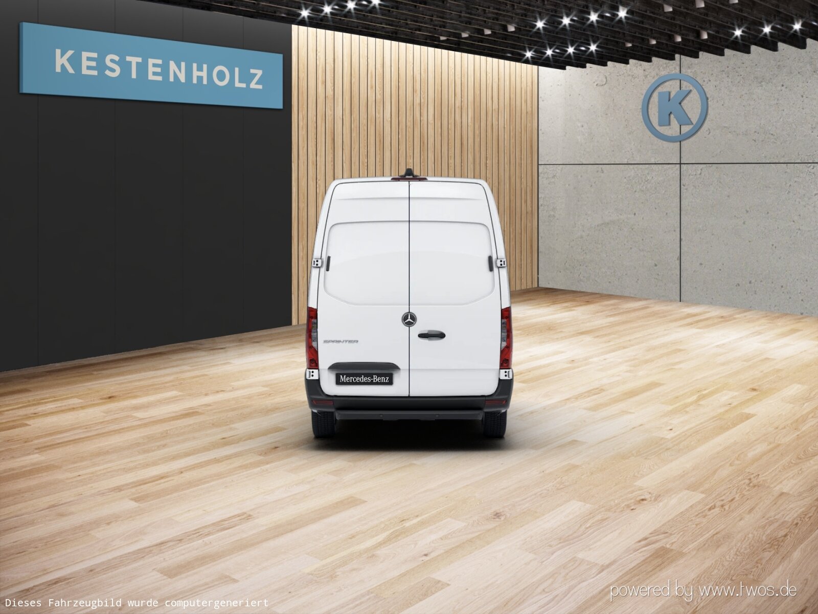 Ausstattungslinien und -Pakete:  Akustikpaket:  Ladepaket Instrumententafel,   Park-Paket mit 360° Kamera:  Raucher-Paket:Exterieur:  3,5 Tonner:  6-Gang-Schaltgetriebe ECO Gear:  Abschleppöse hinten,   Auftritt Hecktür:  Außenspiegel elektrisch heranklappbar:  Außenspiegel heizbar und elektrisch verstellbar,   Baureihe C907 / C910 Sprinter,   Baureihe C907 VS30 RWD:  Bereifung 235/65 R16 C,   Dritte Bremsleuchte:  Geräuschmaßnahmen,   Haltegriff Einstieg Laderaumschiebetür an Trennw.,   Haupttank 93 Liter,   Hochdach:  Kastenwagen:  Komplettfahrzeug,   Leitungskanal an Heckportal,   Länderausführung EU - EFTA - UK,   Längsträgerverstärkung,   Nebelscheinwerfer mit Abbiegelicht,   Radstand 3665 mm:  Reifenfabrikat Pirelli (50),   Reserverad,   Reserveradhalter unter Rahmenende,   Rohbaumaßnahmen zusätzlich,   Schiebetür rechts:  Seitliche Markierungsleuchten,   Steuercode Umstellung WLTP,   Steuercode Werk 155,   Wegfall Typkennzeichen,   Wegfall Verkaufsbezeichnung "Sprinter"Interieur:  Ablagefach unter Cockpit,   Ablage über Frontscheibe,   Anzeige Motorölstand bei Kaltstart,   Armlehne für Fahrersitz:  Beifahrersitz Zweisitzer:  Deckenleuchte(n) LD-/FG-Raum mit Türkontakt,   Einstieggriff an Ecksäule hinten rechts,   Fahrersitzkasten, niedrig,   Holzfußboden,   Komfortkopfstütze Fahrer,   LED-Lichtband im Laderaum:  Leitungskanal an Seitenwand,   Linkslenker,   Schwingsitz Komfortausführung, Fahrersitz:  Sitzbelegungserkennung Fahrersitz:  Sitzheizung für Fahrer:  Stoff Maturin schwarz:  Tachometer km/h,   Trennwand durchgehend:  USB-Steckdose 5 V:Multimedia:  Digitale Betriebsanleitung,   Digitales Extra: Festplatten-Navigation,   Digitales Radio (DAB):  Kommunikationsmodul (LTE) für digitale Dienste:  Live Traffic Befähigung:  MBUX Multimediasystem mit 7 Zoll Touchscreen:  Mercedes-Benz Notrufsystem:Komfort und Umwelt:  Abgasreinigung SCR Generation 4,   Aussentemperaturanzeige,   ECO Start-Stop Funktion:  Emissionsklasse Euro 6d-TEMP N1 GR.III/N2:  Fahrlichtassistent,   Fahrwerk: Stabilisierung Stufe I,   Hydraulik - Wagenheber,   Lenkrad in Neigung und Höhe verstellbar,   Multifunktionslenkrad:  Regensensor:  Seitenwind-Assistent:  Starthilfe - Kontakt,   Tempomat:Sicherheit:  Airbag Fahrer,   Gurtwarneinrichtung für Fahrersitz,   Wet Wiper SystemWeiteres:  230 V Steckdose,   Fertigung Düsseldorf,   halbautomatisch geregelt Klimaanlage TEMPMATIC:  Hersteller Mercedes-Benz AG,   ohne Auf-/Ablastung  3.500 kg:  OM 654 DE 20 LA 125 kW (170 PS) 3800/min,   Pannenmanagement,   Schilder / Druckschriften deutsch,   Achsübersetzung i = 3,923,   Änderungsjahr G0-II.